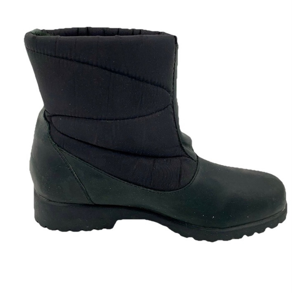 Propet Winter Blizzard Snow Boots Black Adjustable Women 8N Narrow Waterproof‎